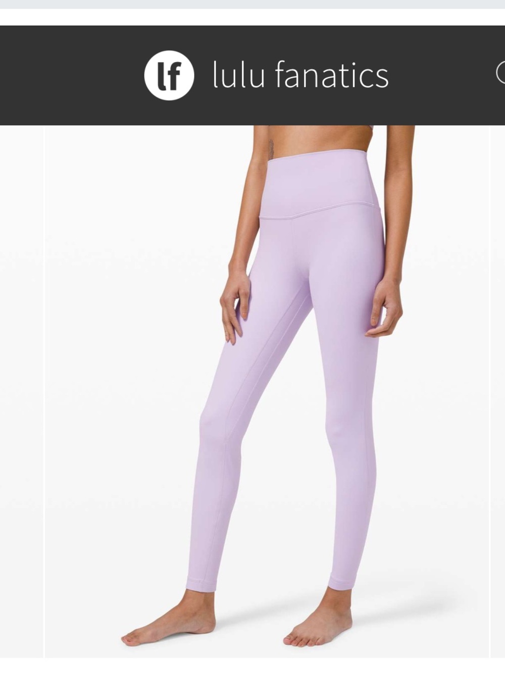 Lululemon Align Pant 28" Sz 4 Lavender Dew Purple Double Lined Full Length